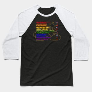 RAINBOW: Say ¿Qué? Top Ten Spoken (USA) Baseball T-Shirt